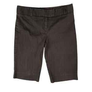 The Limited Cassidy Fit Bermuda Chino Shorts Womens 6 Stretch Brown